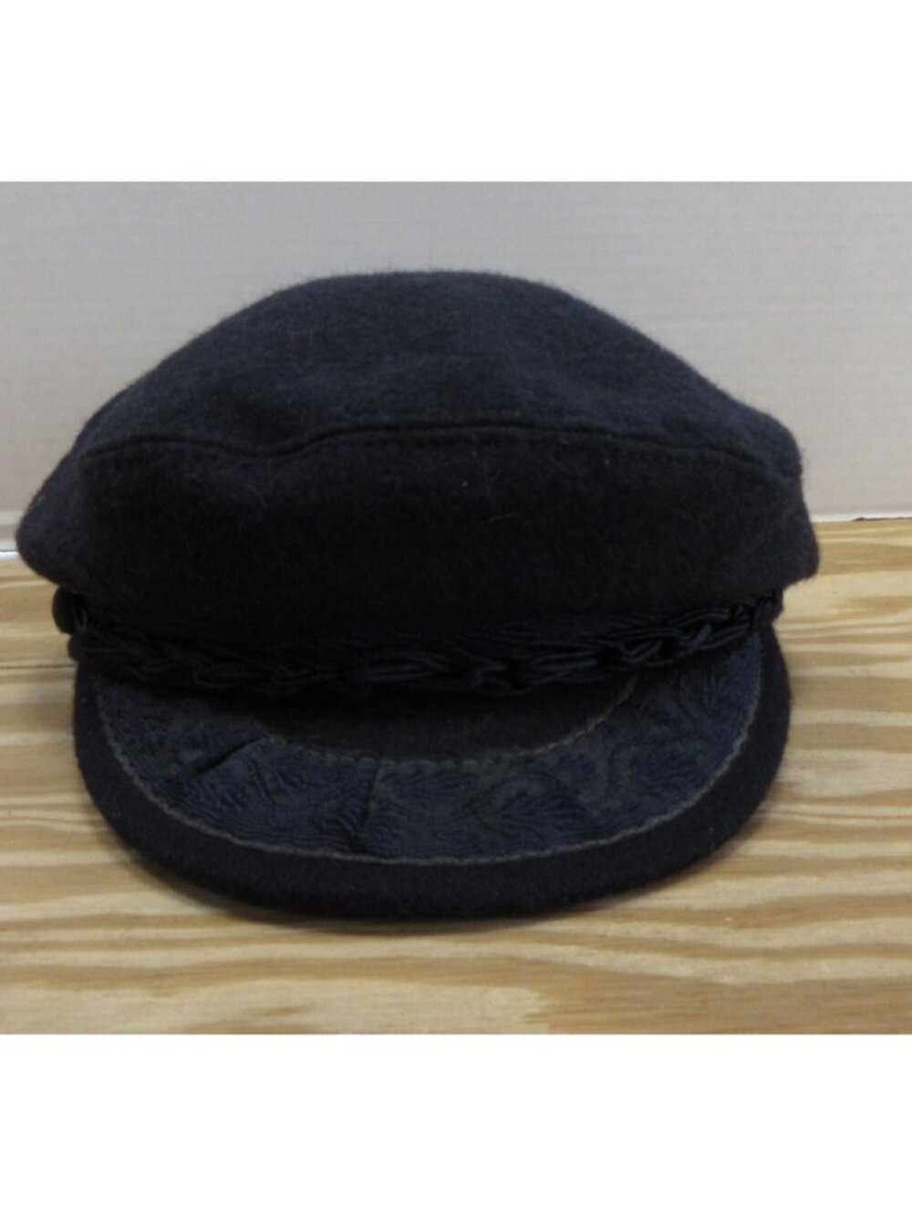 VTG Greek Fisherman Hat Cap 7 3/8 Dorfman Pacific Wool Braided Rope